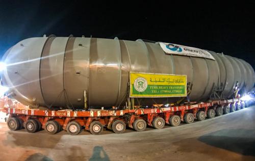 Turk Heavy Transport Handle Load for ALBA Power Station 5