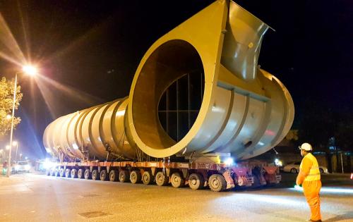 Turk Heavy Transport Handle Load for ALBA Power Station 5