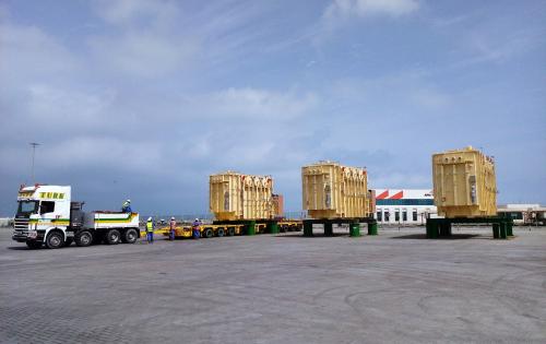 Turk Heavy Transport Complete Transformer Move to Zallaq