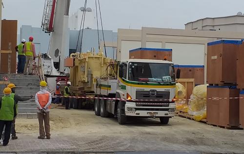 Turk Heavy Transport Deliver Transformers to Eskan Substation