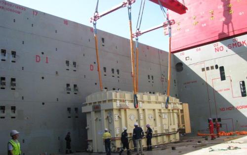 NATCO Complete Shipment of 346tn Transformer