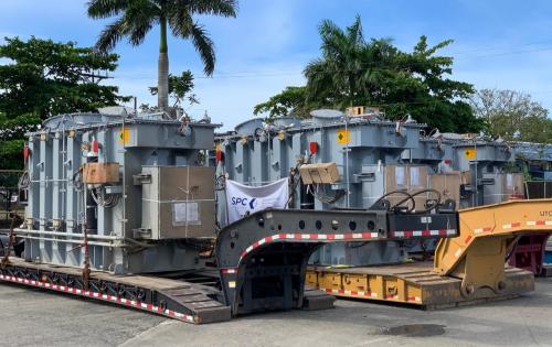 SPC Logistics with Delivery of 5 Transformers