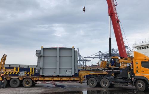 Cuchi Shipping Handle Transport of Waste Heat Recovery Unit