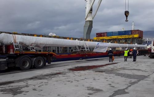 Element International with Transportation of Masts