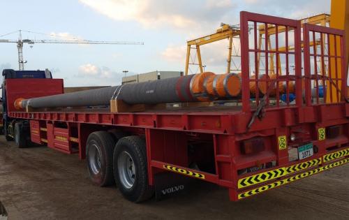 Wilhelmsen UAE Handles Movement of Pipe Spools