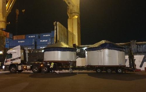 NATCO with Another Delivery of OOG Cargo for Beverage Industry