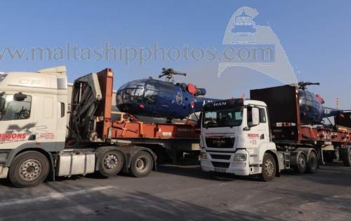 O&S Shipping & Nunner Logistics Handle 2 Helicopters