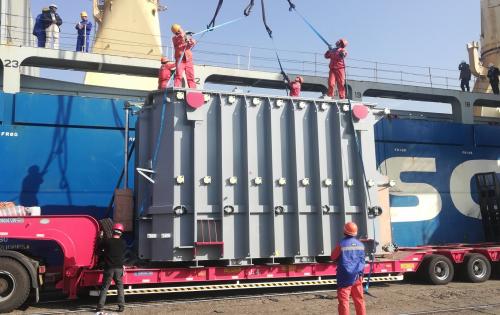 Star Shipping Handle Transport of 4 Heavy Transformers