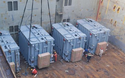 Star Shipping Handle Transport of 4 Heavy Transformers