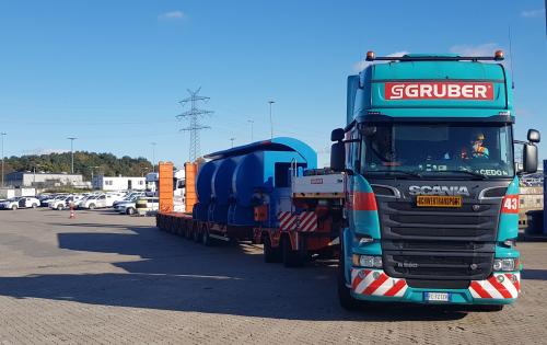 GRUBER Logistics Show their Expertise with Heavy Cargo