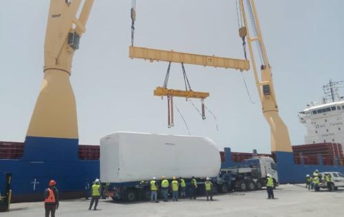 BSMG Deliver Wind Energy Cargo in Mauritania