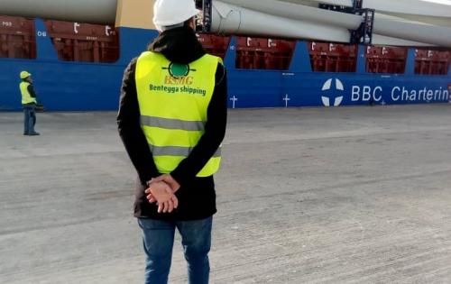 BSMG Deliver Wind Energy Cargo in Mauritania