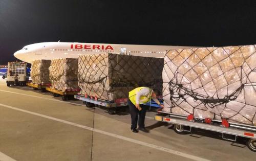 Plaza Forwarding Handles 2 Charter Flights Filled with Medical Aid