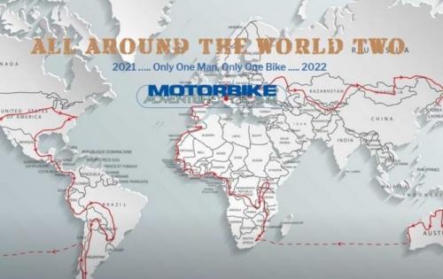 Fortune International Transport Sponsoring Worldwide Solo Motorbiking Tour