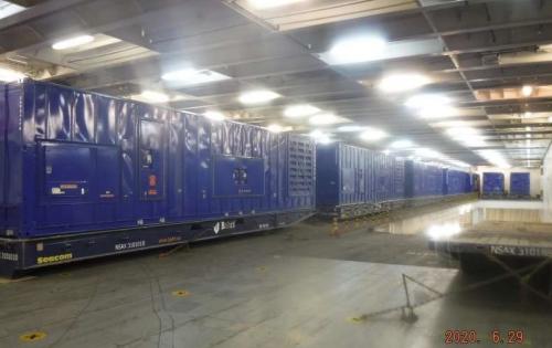 Wilhelmsen Dispatches Power Generation Equipment to the USA