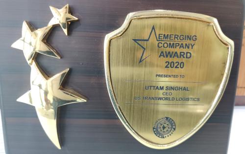 US Transworld Logistics Given 'Emerging Company Award' by Indian Achievers Forum