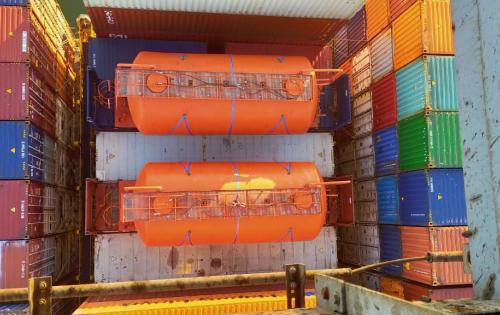 First Global Logistics with Transport of OOG Oil Tanks