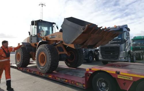 Livo Logistics with Another Shipment of Construction Machines