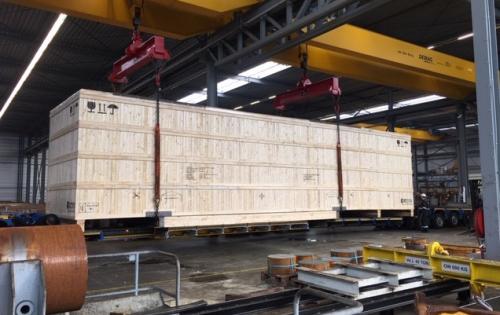 Europe Cargo Handle Shipping of Big 56tn Case