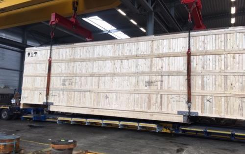 Europe Cargo Handle Shipping of Big 56tn Case