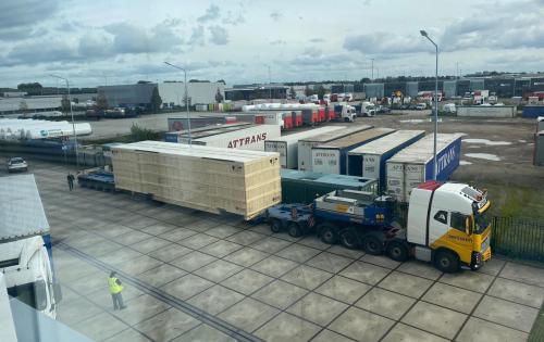 Europe Cargo Handle Shipping of Big 56tn Case