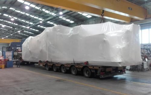 KGE Baltic Report Transport of Heavy Cold Module Unit