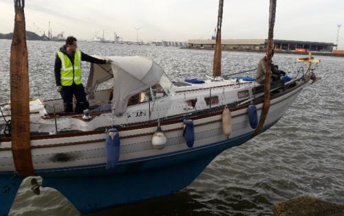 Europe Cargo Discharge Sailboat