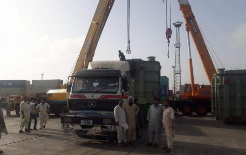 Star Shipping Pakistan Delivers Transformers to Kabul