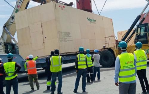 BSMG Discharge Heavy Cargo in Mauritania for Mining Projects