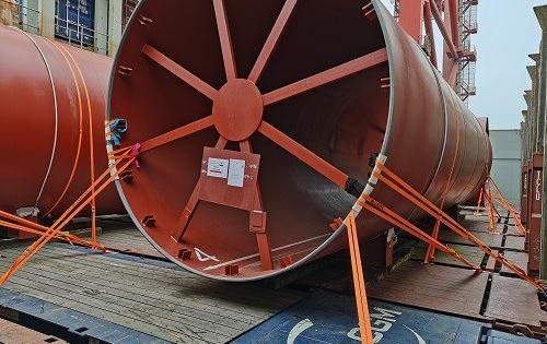 Parisi Grand Smooth Logistics with Shipment of Rotary Kiln Parts