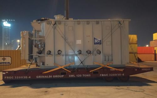 Origin Logistics with Shipping of Two Power Transformers