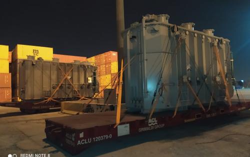 Origin Logistics with Shipping of Two Power Transformers