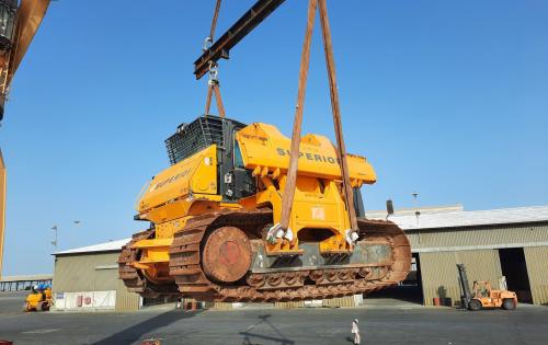 Livo Logistics Manages Shipment of Construction Equipment