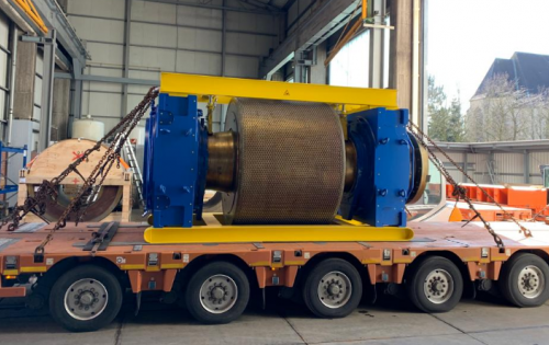 KGE Baltic with Transport of 2 Heavy Valves for Mining Industry