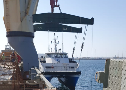 Wilhelmsen UAE Provide Logistics Support for Catamaran Import