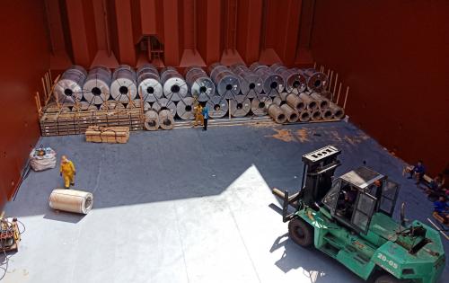 EZ Link Arranges Breakbulk Shipment of Steel Coils & Sheets