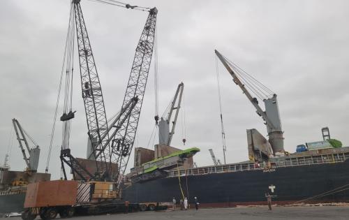 Star Shipping Discharging Cargo at Karachi Port