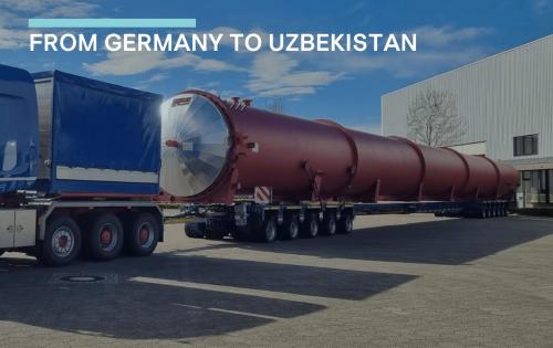 Eleven Danir 19 Handle Multimodal Transport of Autoclaves from Germany to Uzbekistan