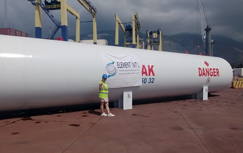 Element International Logistics Handle LPG Tank in Turkey