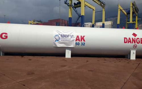 Element International Logistics Handle LPG Tank in Turkey