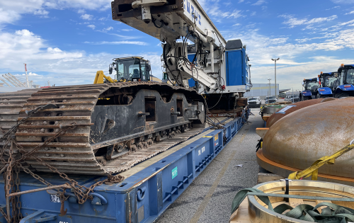 Punto System Transport Dismantled Drilling Rig