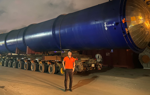 Bee Logistics Handle Breakbulk Shipment for Factory Construction