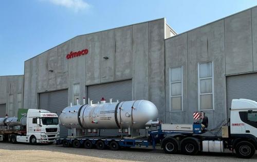 Livo Logistics Carry Oversized Heat Exchangers to India