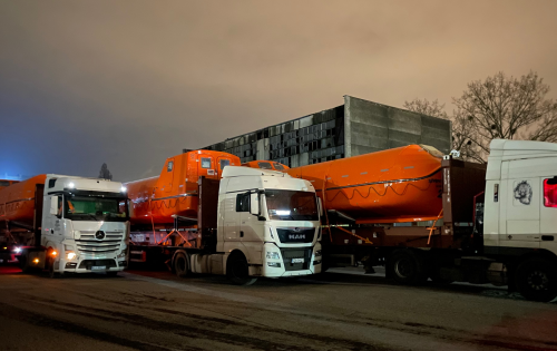 3p Logistics Transport Lifeboats to Singapore for Cruise Industry