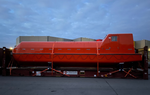 3p Logistics Transport Lifeboats to Singapore for Cruise Industry