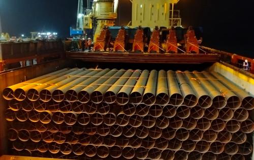 ISSGF India Transport Breakbulk Pipes En Masse to Dammam