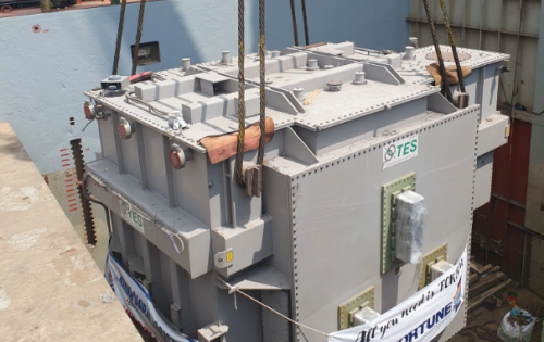 Fortune & Aqua Cooperate in Transformer Shipment to Marghera