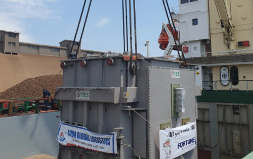 Fortune & Aqua Cooperate in Transformer Shipment to Marghera