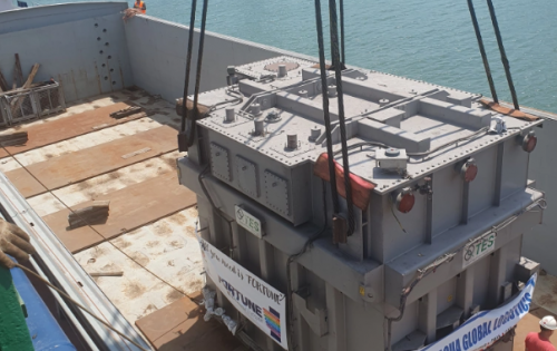 Fortune & Aqua Cooperate in Transformer Shipment to Marghera