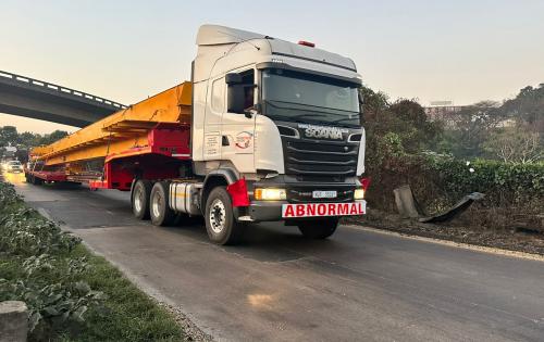 Transnetwork African Freight Deliver Abnormal Load from Durban Port